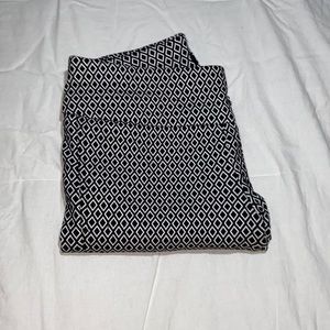 Black and White Patterned Pants- 7th Avenue Design Studio New York & Company